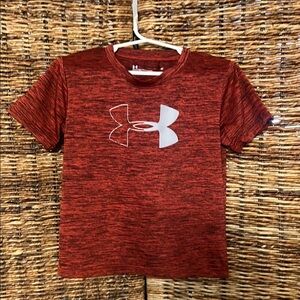 Under Armour Kids Red Short Sleeve Shirt